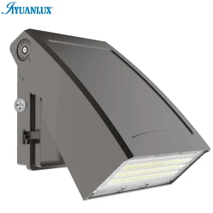 60w 80w 100w 120w Photocell Sensor Wall Mounted Walkway LED Lights LED Semi Cutoff Adjustable Angle LED Wall Pack Light