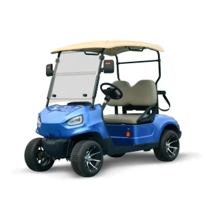 Blue Electric Golf Cart Off-road