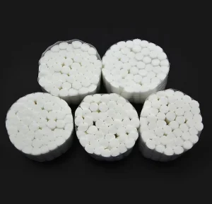 Disposable Dental Gauze Cotton Rolls Non-Sterile 100% Cotton 2000 Rolled for Mouth