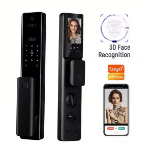 Lock Manufacturer WiFi Digital Card Security Safe Electronic Fingerprint Remote Control Smart Door Lock with Camera and Audio
