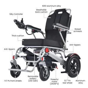 Folding Power Wheelchair Sweden