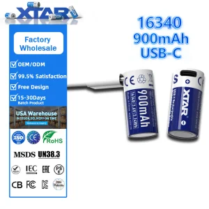 XTAR OEM Rechargeable 16340