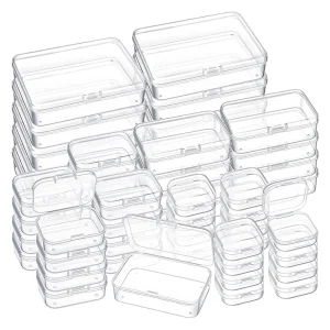 Portable Mini Clear PP Plastic Storage Box Multi-Purpose Transparent Small Gift Case For Household Products Portable Packing