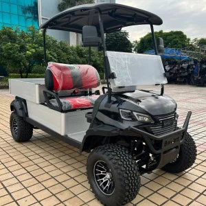 Electric Golf Aluminum Cargo Box Car Utility Cart Electric Freight Car Cargo Cart Golf Cart Hopper