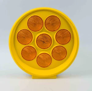 Pathway Sunflower LED Light with Flashing Amber Warning Features