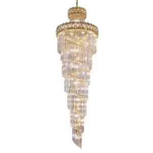 Luxury Hotel Villa LED Crystal Chandelier