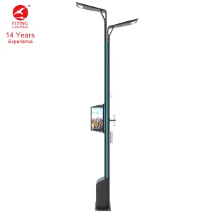 Hot Sell LED Road Lighting Pole Intelligent WiFi Street Light EV Charging Station Smart Street Lamp With Camera