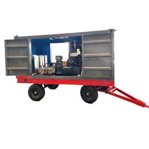 1000 Bar Diesel Hydro Jetter High Pressure Cleaning System Water Jet Blasting