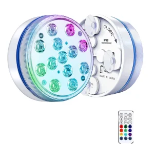 Submersible LED Pool Light Battery RF