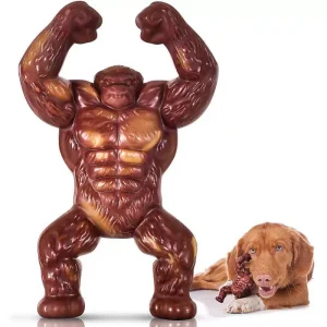 Luxury Nylon Dog Bone Toys Gorilla Shape Dog Chew Toys for Aggressive Chewers Durable Dog Toys Eco-Friendly Teeth Cleaning