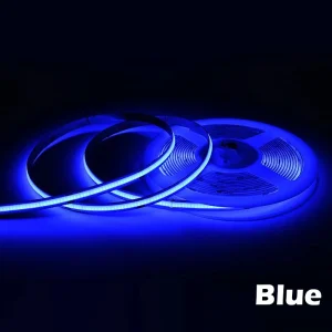 5mm 8mm COB LED Tape Lights 480LEDs High Density Flexible Fob LED Strip Light Bar Ribbon Ra90 Linear Warm White DC12V 24V