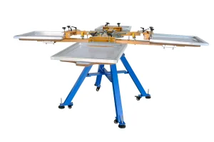 Yinghe Factory Price Mult-Color Manual 4 Colors 4 Stations T-Shirt Silk Textile Screen Printing Machine