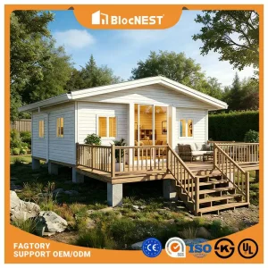 2 Bedroom Expandable Prefabricated House Foldable Modular Home with Bathroom Kitchen for Living Rental