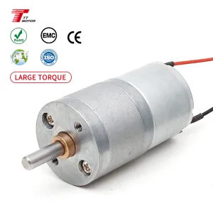 OEM ODM Manufacturer Micro 25mm Spur Gearbox Dc Electric Motor 320 370 Permanent Magnet Brushed 6V 12V Dc Gear Motor