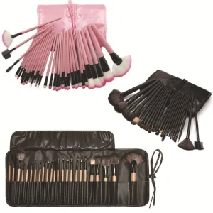 Pink Makeup Brush Set