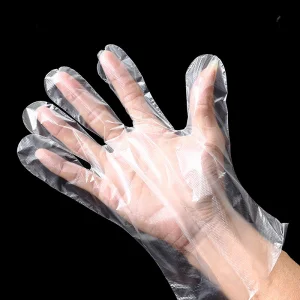 Biodegradable Transparent Disposable Surgical Poly LDPE Gloves