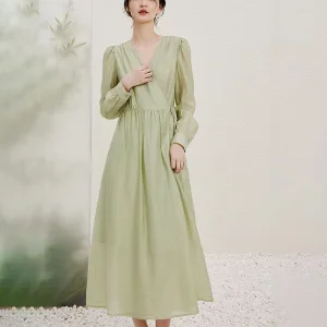 Vestido de lujo estilo francés