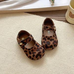 Kids Leopard Flats