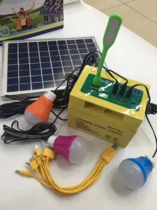 Hot Selling 20W Mini Solar Power Lighting System Portable DC Solar Kit for Home Use