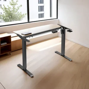 Fábrica Jiecang Metal Altura Oficina Ajustar Sentado Escritorio Computadora Escritorios de Pie Ajustables