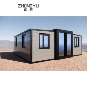 Casa Contenedor Modular a la Moda a Prueba de Viento para Oficina de Lujo y Villa