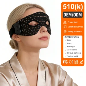 Portable Red Light Eye Mask Device