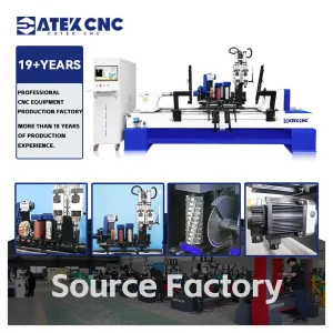 2025 Hot Selling Multi Functions Wood Working 1530 Automatic Chuck Turning Wood Lathe for Making Roman Columns