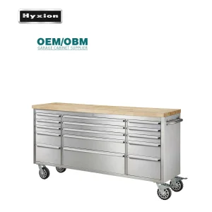Carro de herramientas alto de acero inoxidable Hyxion nuevo estilo Garage1ooomm bancos de trabajo armarios de herramientas