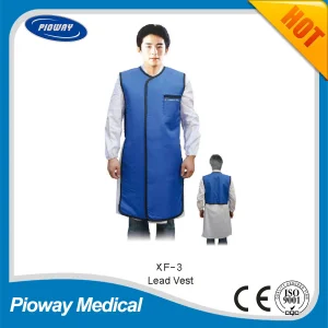 Chaleco de plomo protector, ropa de plomo para protección contra radiación Xf-5