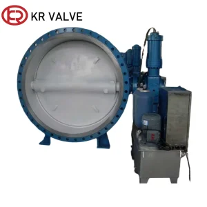 Custom hydraulic butterfly valve d342x series
