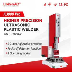Linggao K3000 PRO 20kHz 3000W Automated Handheld High-Power Ultrasonic Plastic Welding Machine for Automotive Exterior