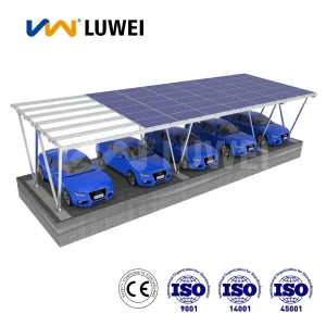 Premium Custom Luwei Racking Systems for Solar Carport Solutions