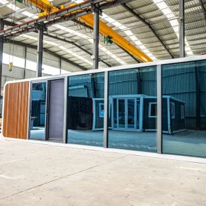 Flat Pack Modular Prefabricated Container Apple Cabin Capsule House
