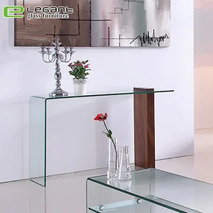 Glass Console Desk