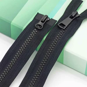Resin Double Open Zipper