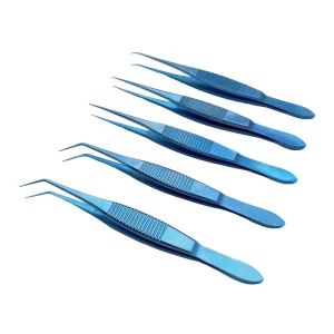Ophthalmic Conjunctiva Tweezers Tooth Forceps Eye Surgical Tool Ophthalmic Instrument Titanium