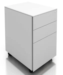 Factory Sale 3-Drawers Metal Mobile Pedestal Storage Filing Cabinet Metal 3 Drawer File Cabinet Low Cabinet Movable Office Steel Under Table Cabinet