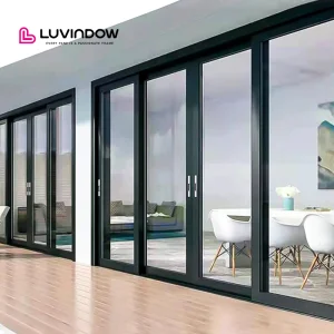 Heavy-Duty Commercial &amp; Residential Dual-use Modern Energy Efficient External Glass Slide Large Sliding Patio Doors And Windows