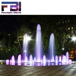 Decorative Outdoor Dry Colorful Public Music Water Fountain Dancing Fountain Garden Fountains