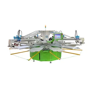 Nm5012 Automatic Printer 5 Colors 12 Stations with 5 Flash Dryer Garment Press Screen Printing Machine for T-Shirt