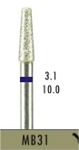 Bur Diamante HP Afilado y Baja Velocidad para Trabajador Calificado MB31