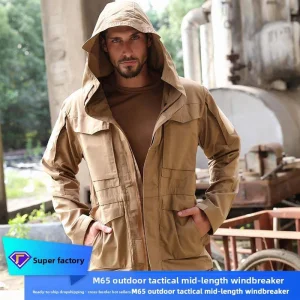 Workwear Style Long Tactical M65 Outerwear
