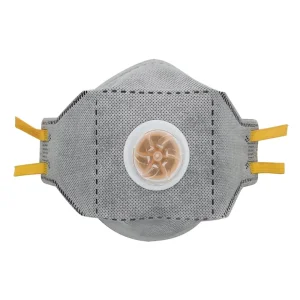 FFP2 Calificación de respirador no tejido protector para adultos con cartuchos de carbón activado, uso industrial, filtro absorbente de olores