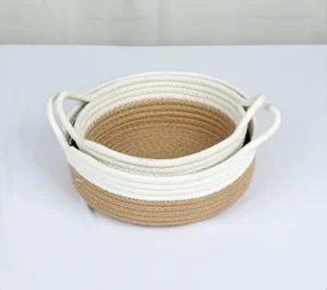 Cotton Rope Storage Boxes