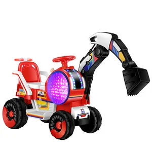 Wholesale 6V Dual Drive Electric Excavator Kids Ride on Car for Children