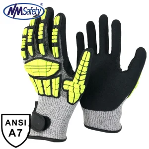 Nmsafety Oil &amp; Mining Industry En388 4X44fp Anti Impact Cut Resistant Glove