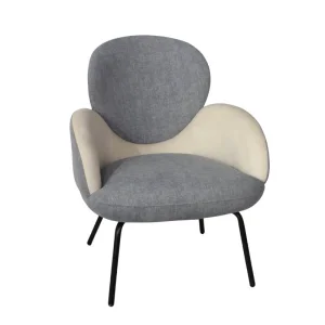 Best Selling Velvet Accent Armchair Metal Feet