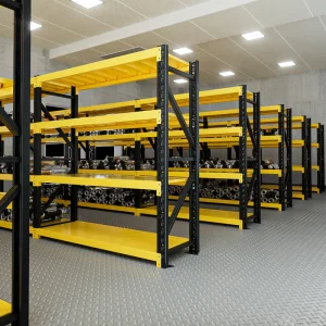 Shibang Manufacturer Directly Warehouse Light Middle Storage Industrial Racks for Warehouse Racking Plate Shelving Shelves Unit
