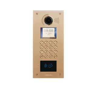 Leelen TCP IP Intercom System M10 Outdoor Station with Camera Touch Button Mechanical Button