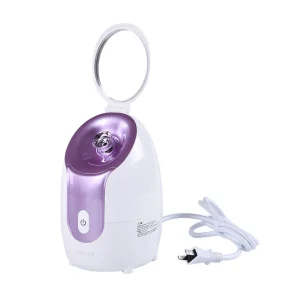 Mirror Equipped Face Steam Machine Vaporizado Facial Steamer with Fruits Vegetables and Aromatherapy Can Be Added
